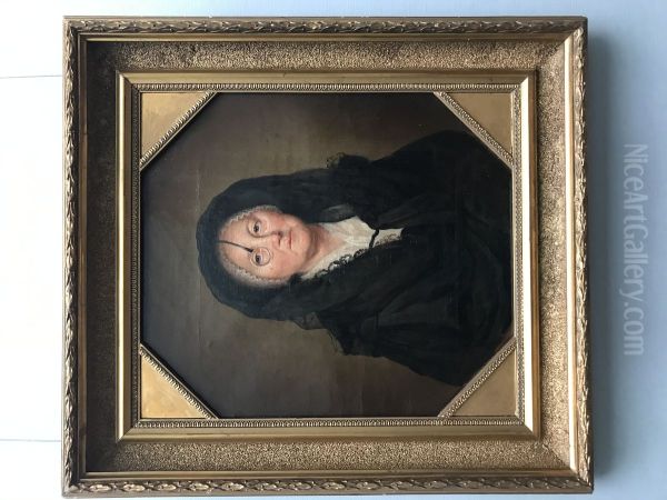 Self-portrait with a monocle - view 1
