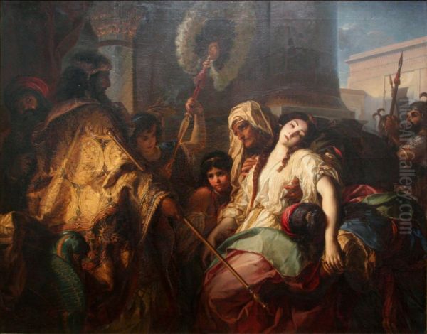 Esther before Ahasuerus - view 1
