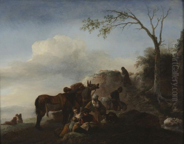 Travelers Halting - view 1