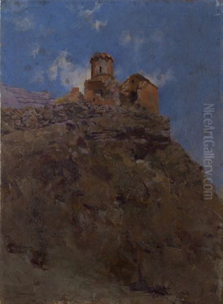 Ruiny cerkvi Agdzkanc v Ani - view 1