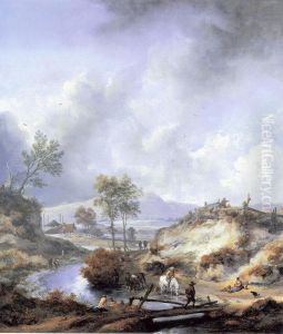 A Stream in Hilly Country by Philips Wouwerman