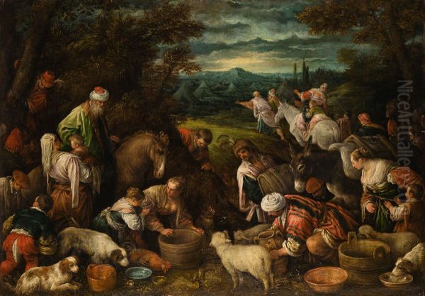 Die Israeliten in der Wuste - view 1