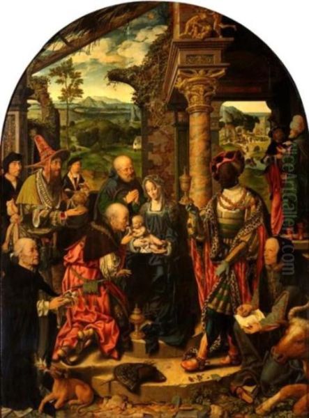 The large Adoration of the Kings - view 1