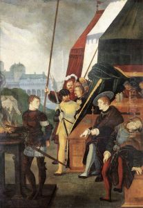 Mucius Scaevola by Hans Baldung Grien