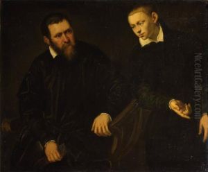Selbstbildnis mit Jacopo Strada (1507-1588) Selbstbildnis mit Jacopo Strada (1507-1588)