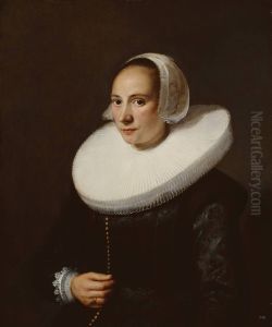 Bildnis einer Frau by Michiel Jansz. van Mierevelt