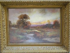 Autumn Sunset by William Henry Chandler