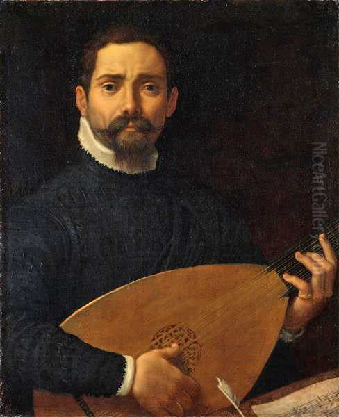 Bildnis des Lautenspielers Giulio Mascheroni - view 1