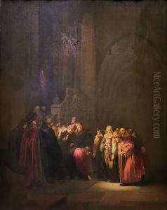 Die Ehebrecherin vor Christus