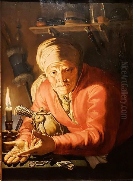 The Miserly Old Woman - view 1