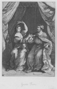 Ninus ubergibt der Semiramis seine Krone by Guido Reni