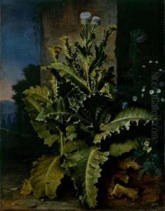 Thistles and cornflowers