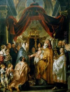 Die Darstellung im Tempel by Jacob Jordaens