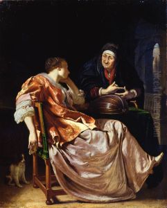 Die Liebesbotschaft by Frans van Mieris