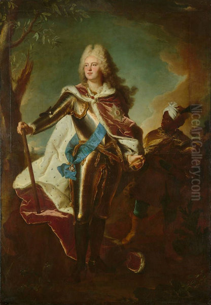 Portrait of August III of Poland - view 1