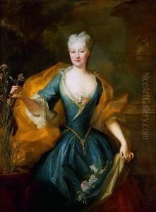 Friederike Charlotte Furstin Lubomirska (1701-1755) by Louis de Silvestre