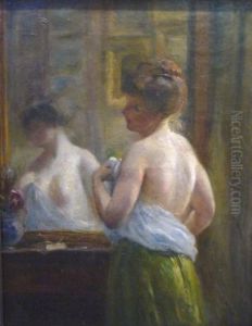 Femme A La Toilette by Gustave Frederic Chanet