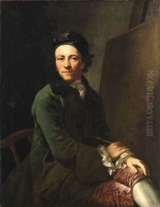 Youthful self-portrait by Anton Graff