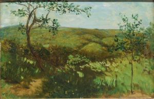 Wiesenlandschaft by Wilhelm Steinhausen