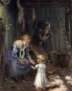 Die Heilige Familie in der Werkstatt Die Heilige Familie in der Werkstatt