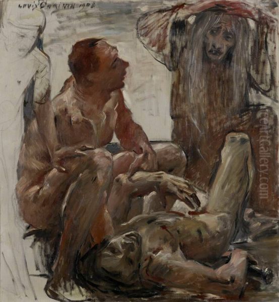 Studie zum Gemalde "Die Totenklage" - view 1