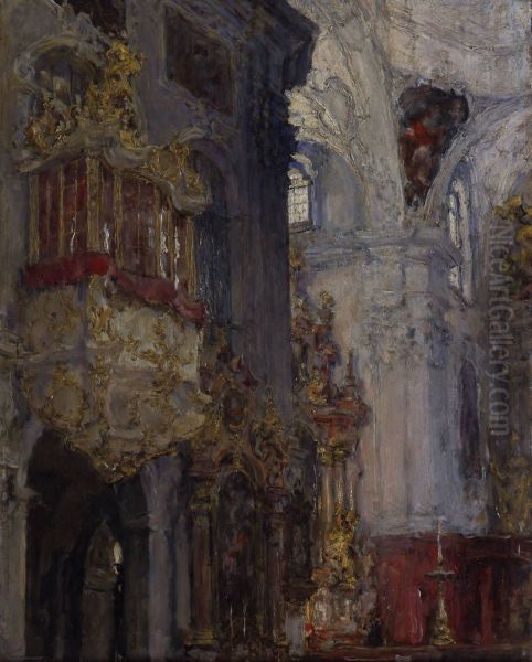 Church interior (St. Peter in Salzburg) - view 1
