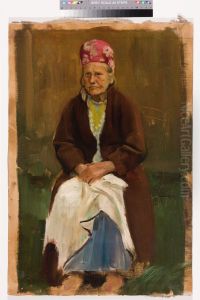 ,,Eva Trenblut (Istuv naine)" by Paul Raud