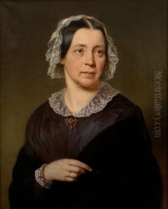 ,,Proua von Paumgarteni portree" by Julie Wilhelmine Hagen-Schwarz