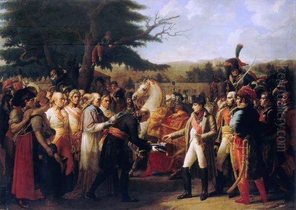 Napoleon Bonaparte receiving the keys of Vienna at the Schloss Schonbrunn, 13th November 1805 - view 1