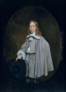 Portrait of Willem Craeyvanger (1643-after 1712) by Gerard Ter Borch