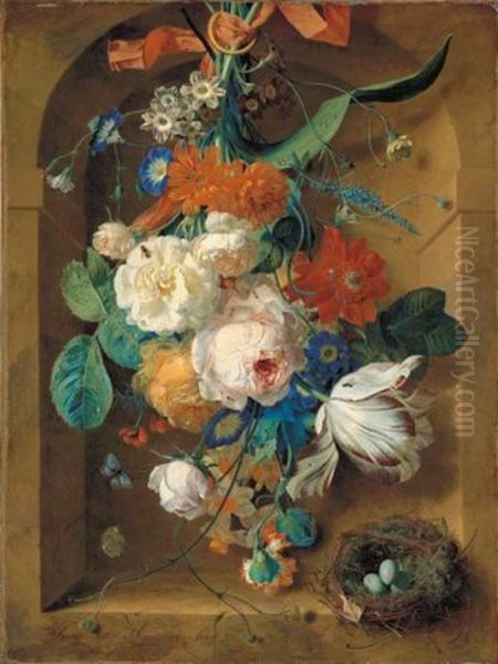 Festoon of Flowers - view 1