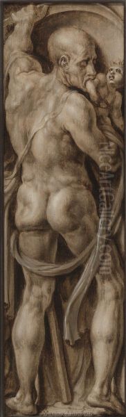 Saturn devouring one of his children - view 1