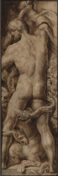 Hercules slaying the Hydra of Lerna - view 1