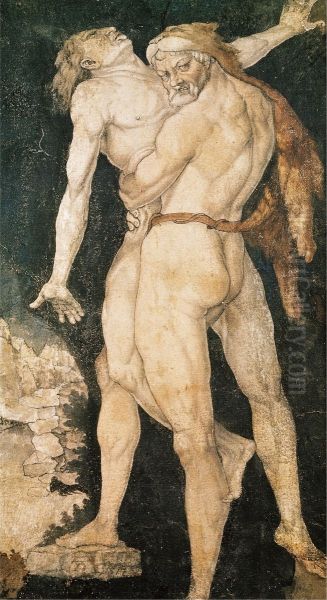 Heracles and Antaeus - view 1