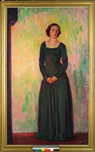 ,,Erna Vilmeri portree" by Nikolai Triik