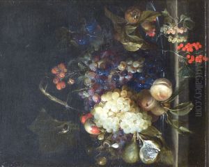 Fruits (still-life) by Jan Van Huysum