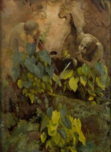 ,,Kaev faunidega" by Julie Wilhelmine Hagen-Schwarz