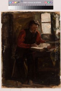 ,,Onu Paul raamatut lugemas" by Paul Raud