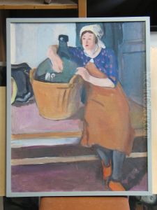 ,,Naine pudeliga" by Karl Parsimagi