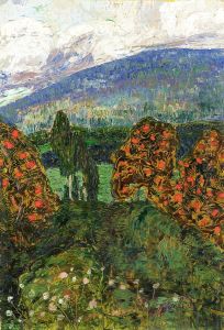Norwegian landscape by Konrad Magi