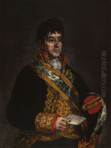 Portrait of Don Miguel De Lardizabal by Francisco Goya Fuendetodos