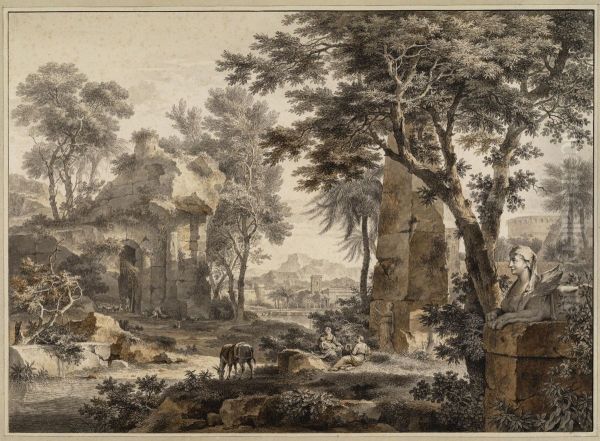 Landscape with the rest on the flight into Egypt - view 1