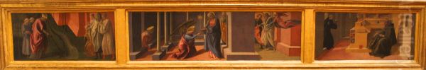 Predella of the Barbadori altarpiece - view 1