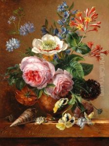 Still Life on a marble plinth