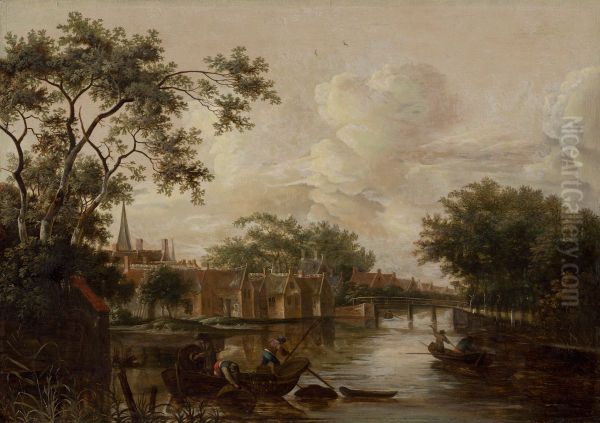 Town with River - view 1