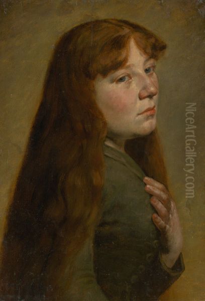 Study of a Woman from Three Quarters Profile - view 1