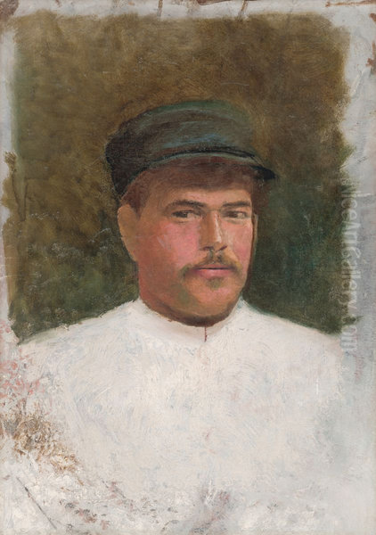 Study of a Man in a Fur Hat - view 1