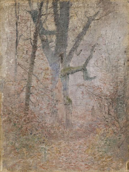 Sketch of Autumn Forest - view 1
