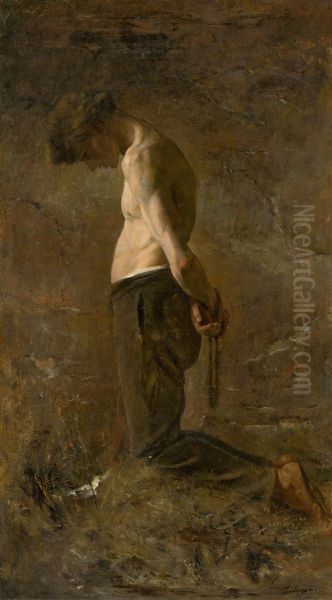 Kneeling Convict - view 1