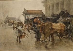 Carriages at Hollands Spoor Station, The Hague